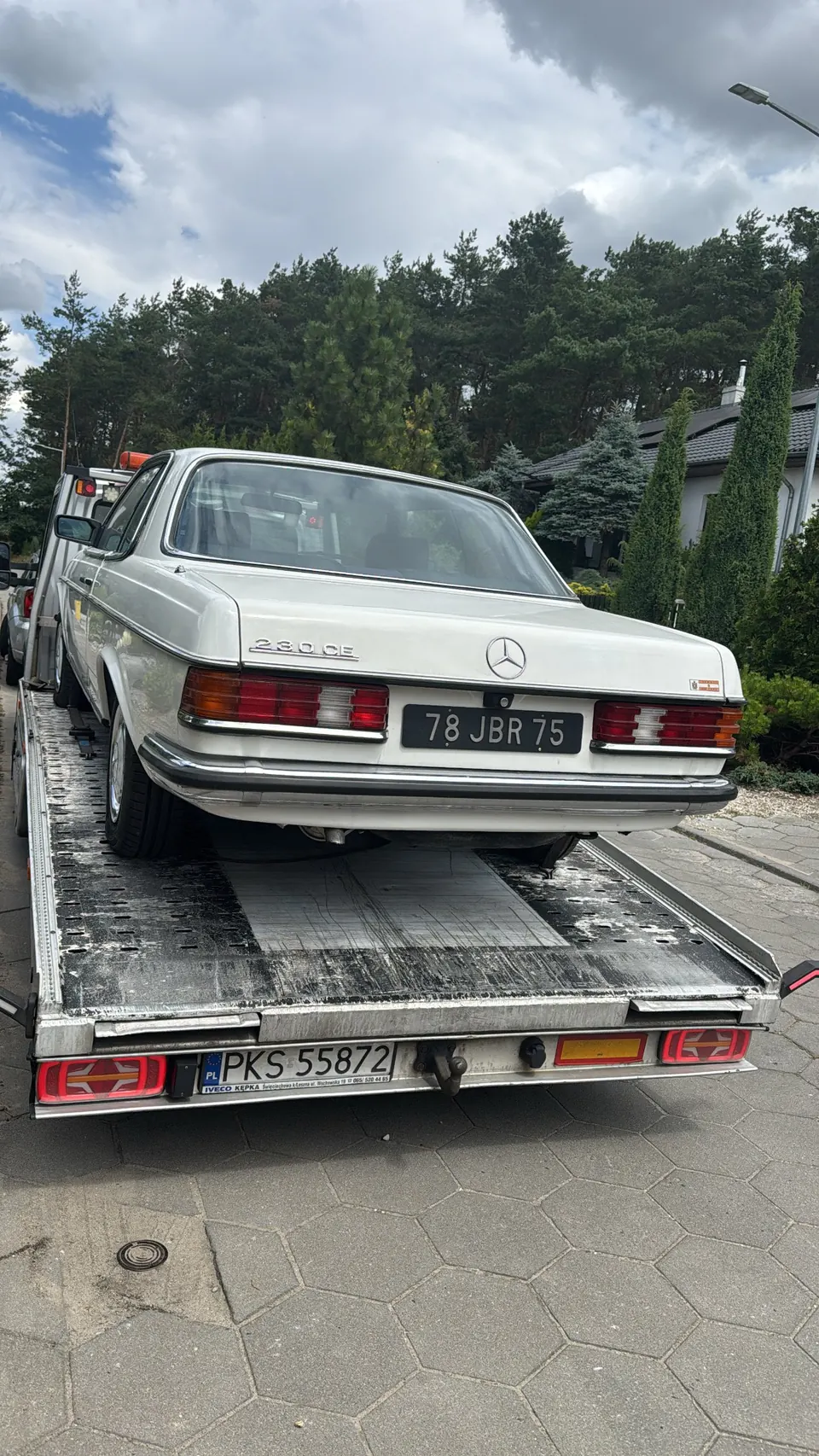 Transport klasycznego samochodu
