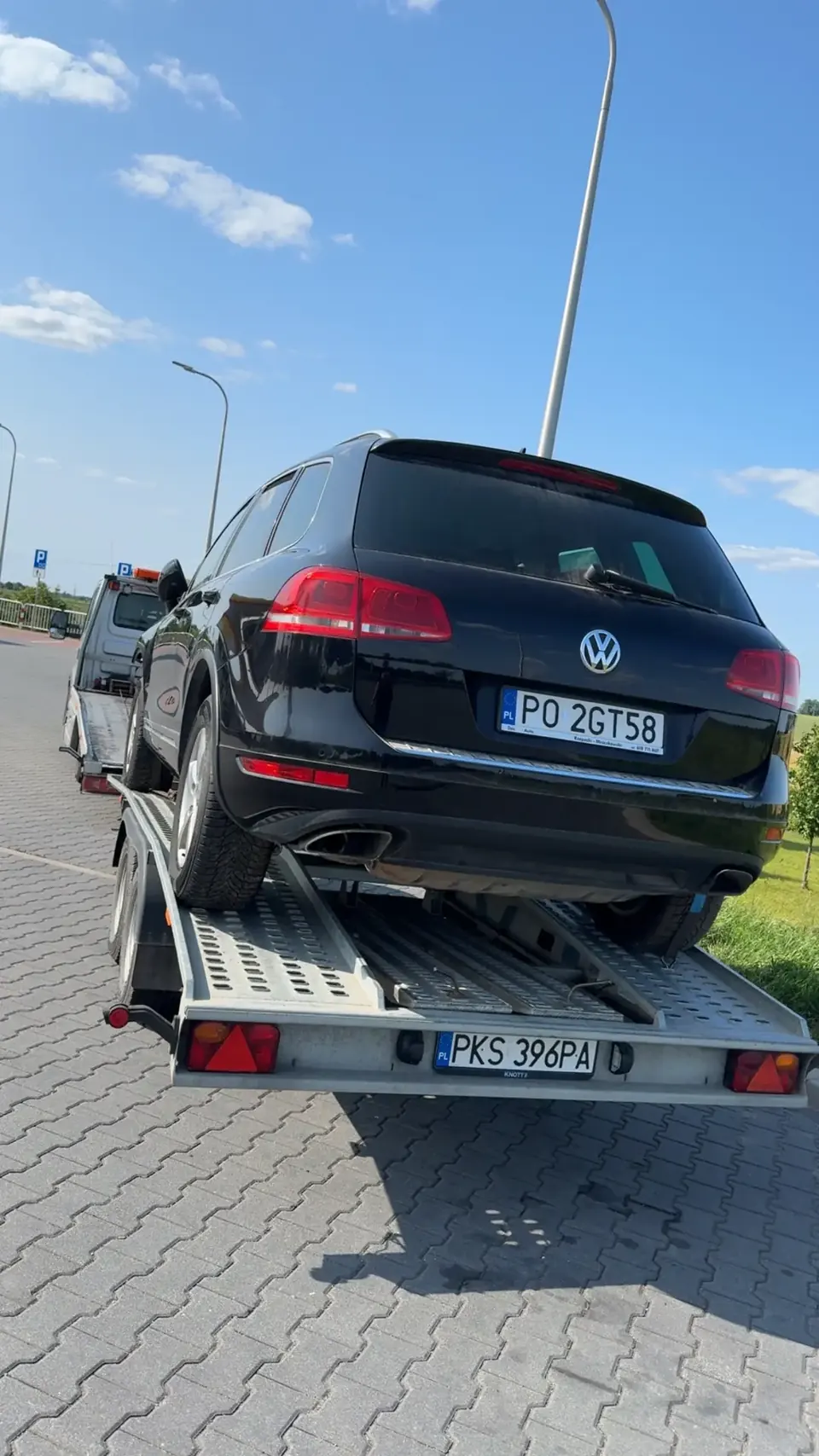 Przewóz samochodu osobowego